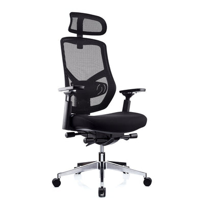 Ергономичен офис стол ChairPro 1000 HL - черен - мостра