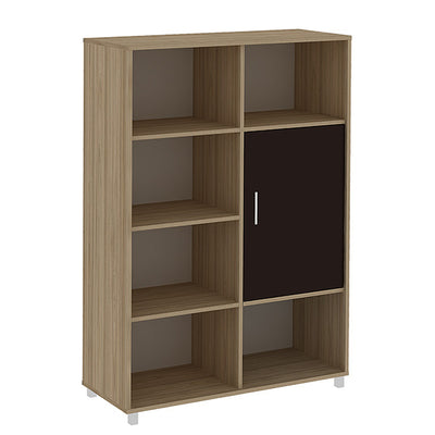 Oфис шкаф с 1 врата и открита част 1050x400x1540 Vezel - ChairPro