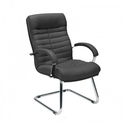 Посетителски стол ORION STEEL CHROME  - черен - ChairPro