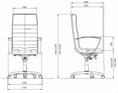 Директорски стол Florida Steel - ChairPro