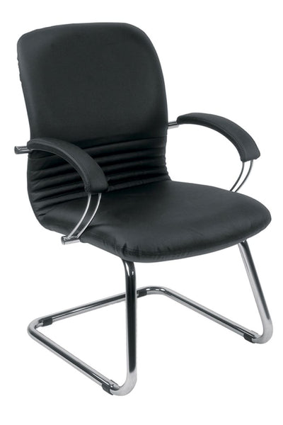 Посетителски стол MIRAGE STEEL CF/LB - черен - ChairPro